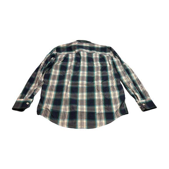 Beverly Hills Polo Club Shirt Men's Medium Multicolor Plaid Cotton Button-Up - Picture 3 of 7